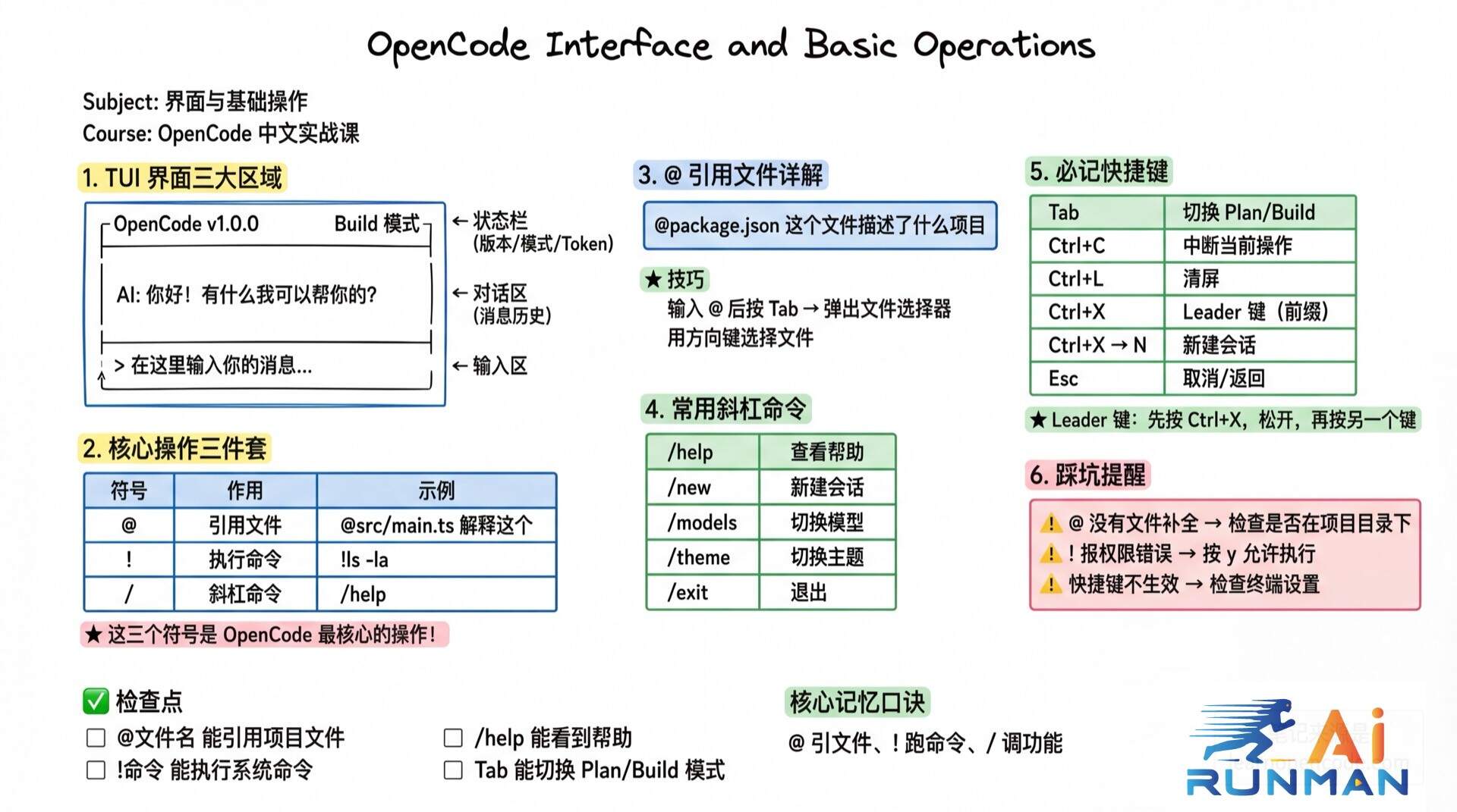 界面与基础操作学霸笔记