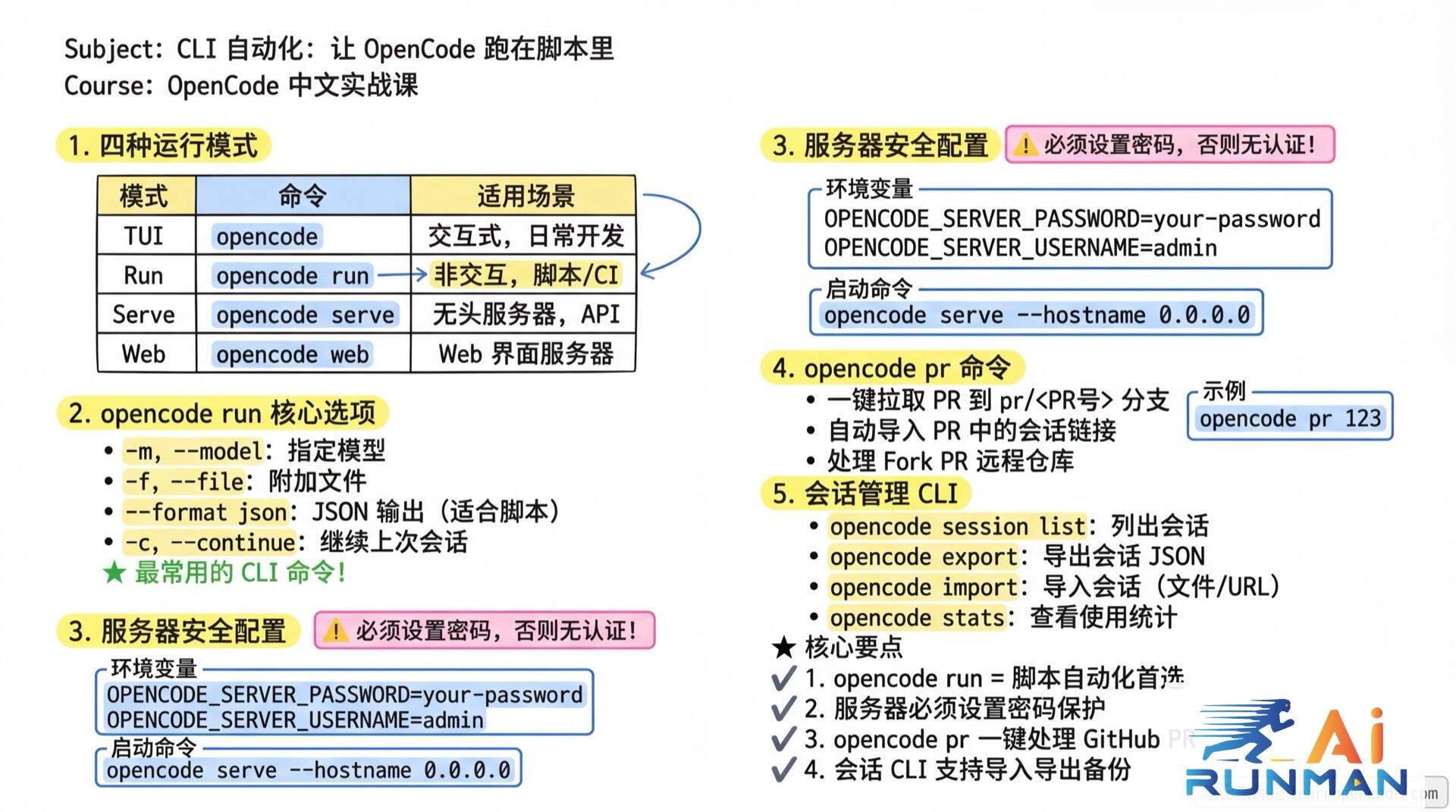 CLI 自动化学霸笔记